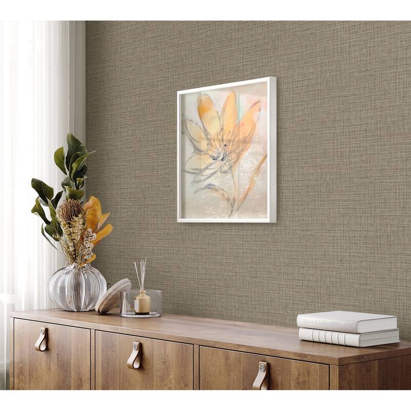 Seabrook Designs Harvest Twine Embossed Vinyl Unpasted Wallpaper
