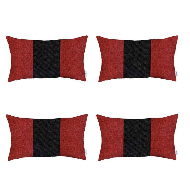 Boho-Chic Decorative Houndstooth Jacquard Pillow Covers 4 PCS