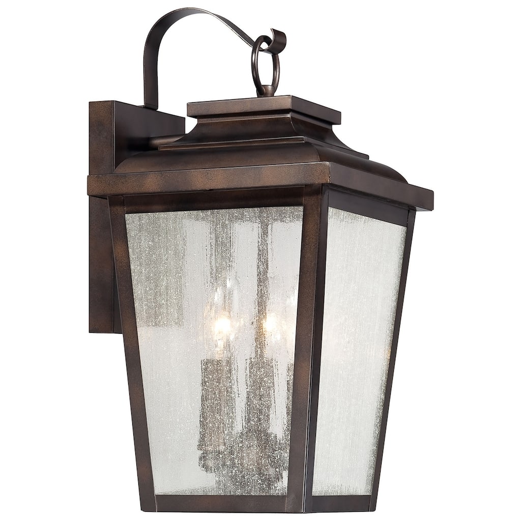 The Great Outdoors 72172-189 Irvington Manor 3 Light 17" Tall Outdoor