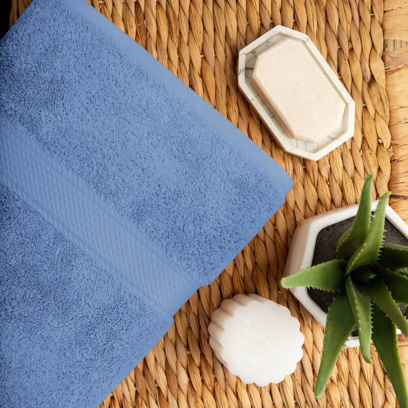 Superior Egyptian Cotton Pile Heavyweight Bath Towel Set of 2