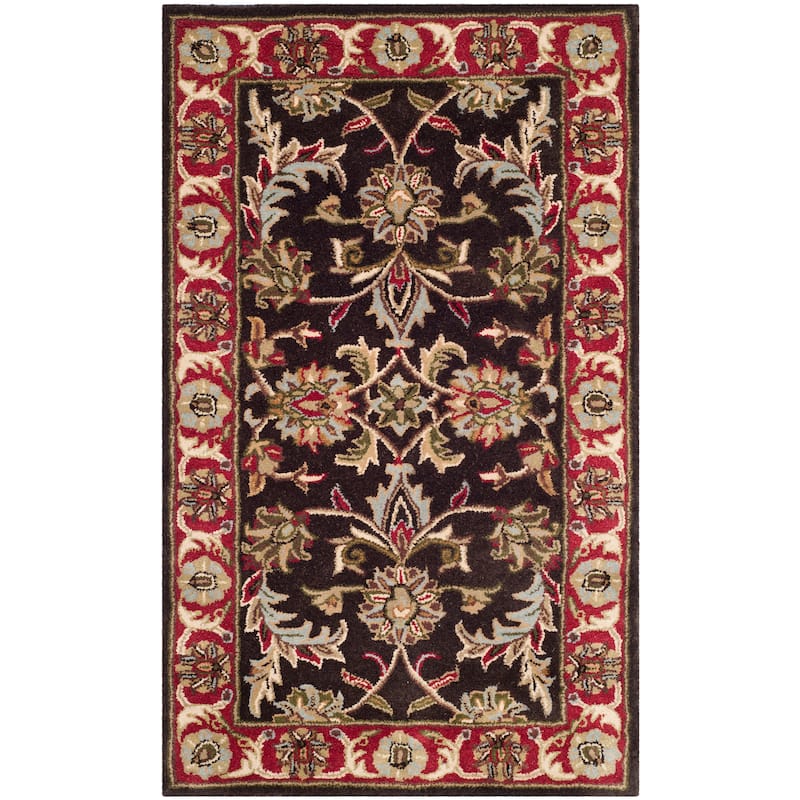 SAFAVIEH Handmade Heritage Tangier Traditional Oriental Wool Rug