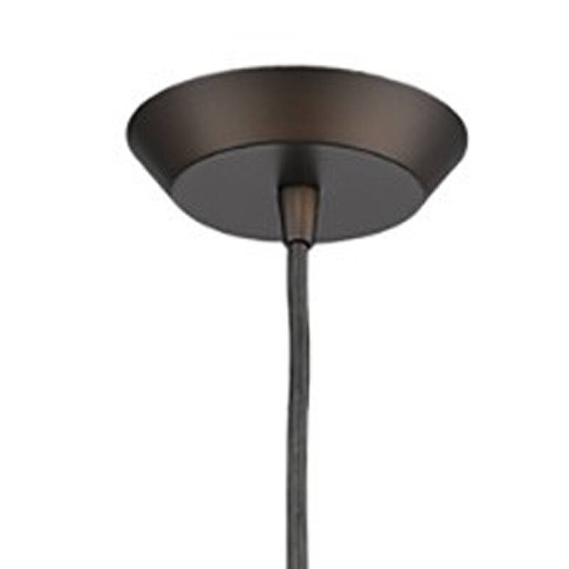 HomeRoots Bronze Hanging Light with Glass Studs - 4.5' X '11' X '4.5