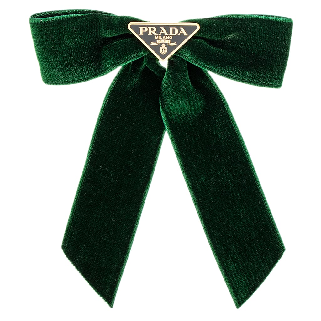 Prada Velvet Hair Clip