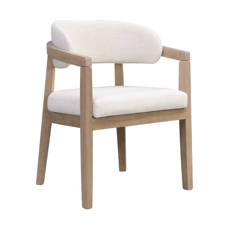 Christopher Knight Home - Marlowe Rubberwood Upholstered 7 Piece Dining Set
