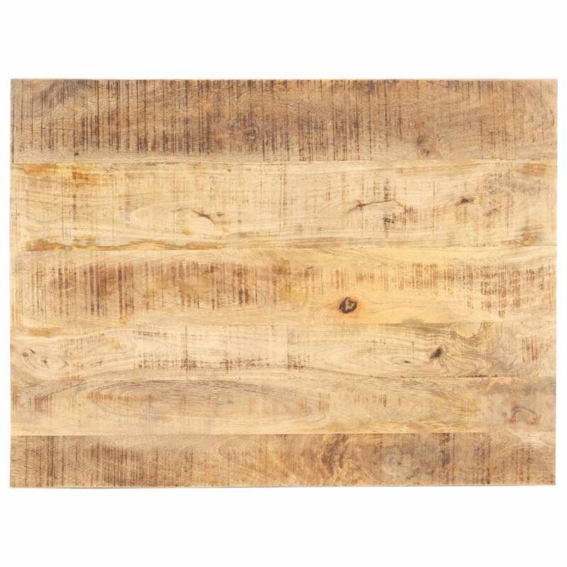 vidaXL Table Top Replacement Board Dining Room Tabletop Solid Wood Acacia - 27.6 x 35.4 x 0.6 in