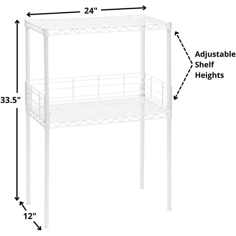 Suprima® Mini Desktop Carbon Steel Bookshelf - Small Version by DormCo
