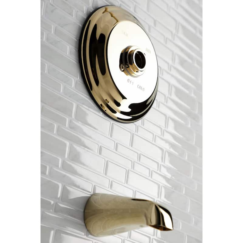 Kingston Brass 4-5/8" Tub Spout with Valve Trim - Handle Not Included