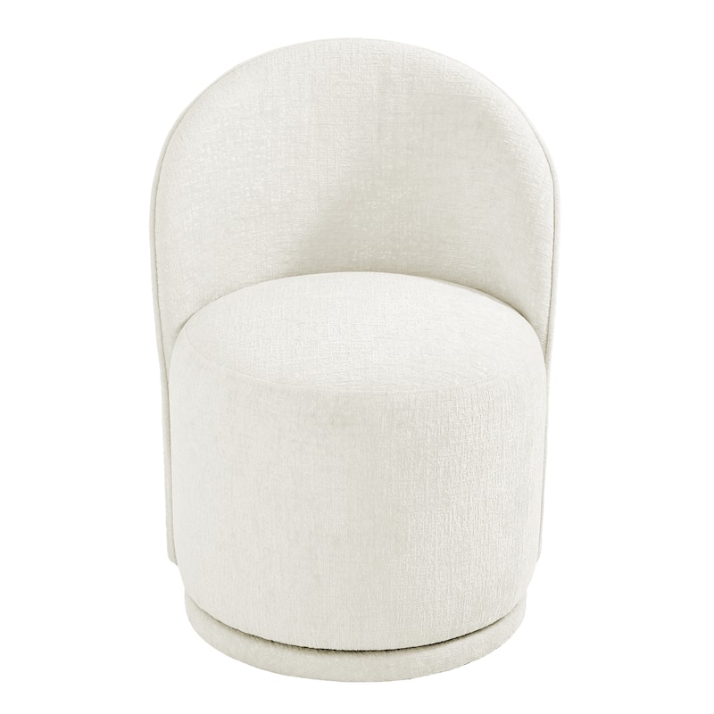 23" W Upholstered Swivel Side Chair for Dining Room, Balcony, Parlour