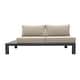 preview thumbnail 4 of 7, Razor Gray Aluminum Outdoor Modular Sectional Sofa with Cushions