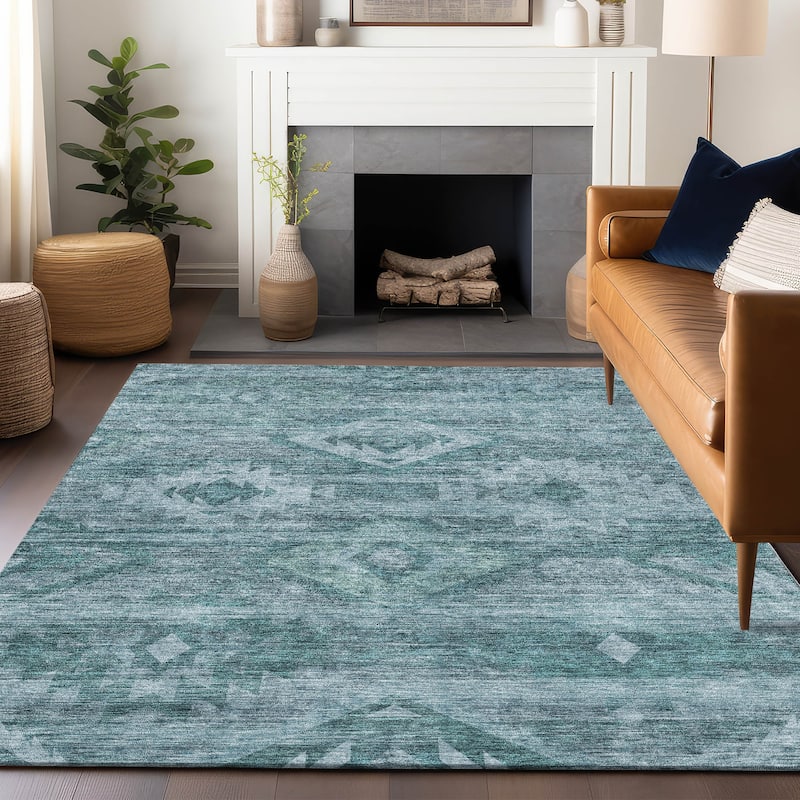 Premium Washable Super Soft Tribal Boho Mayfield Rug