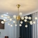 preview thumbnail 21 of 26, Modern Sputnik Chandelier Gold Glam K9 Crystal Chandelier Pendant Light 59.05inch - 24 Light