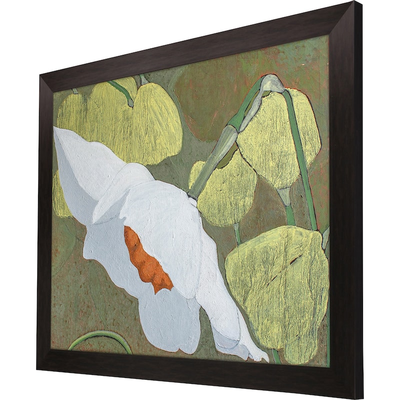 Floral Shade Framed Art Giclee Not Glass - Multi-Color