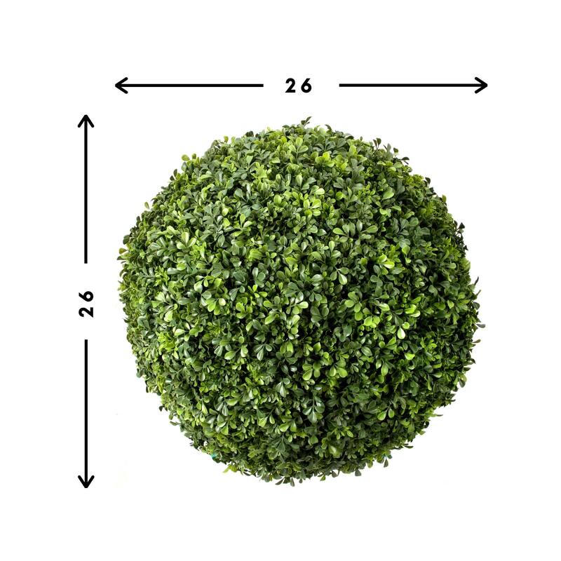 26" Boxwood Ball, UV Rated Outdoor