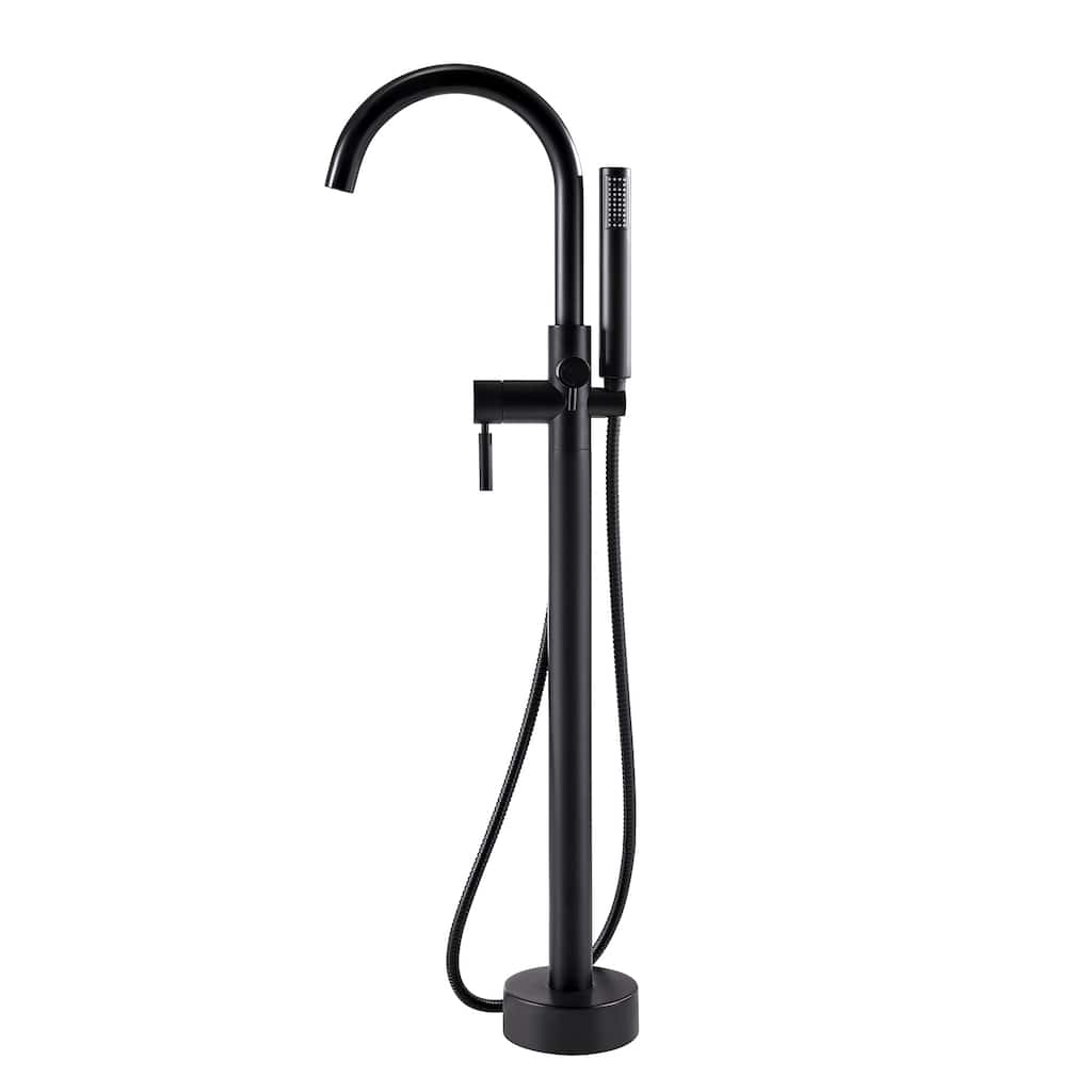 Ove Decors Floor Mounted Tub Filler � Includes Hand Shower