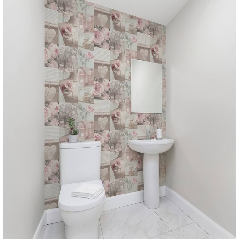 Arthouse Irene Blush Charlotte College Wallpaper