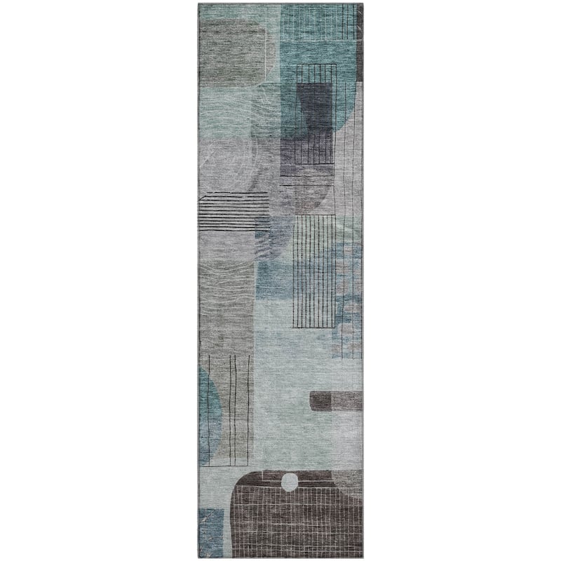 Premium Washable Super Soft Abstract Contemporary Mayfield Rug