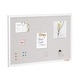 preview thumbnail 2 of 67, White/Enclosed/Large Cork Board Monthly Calendar Whiteboard & Cork Board Combo 36"x24" - White