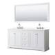 Option White, Chrome Trim, Giotto Quartz Top