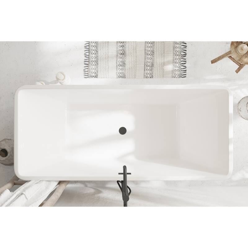 Thaddeus Bathtub in Glossy White