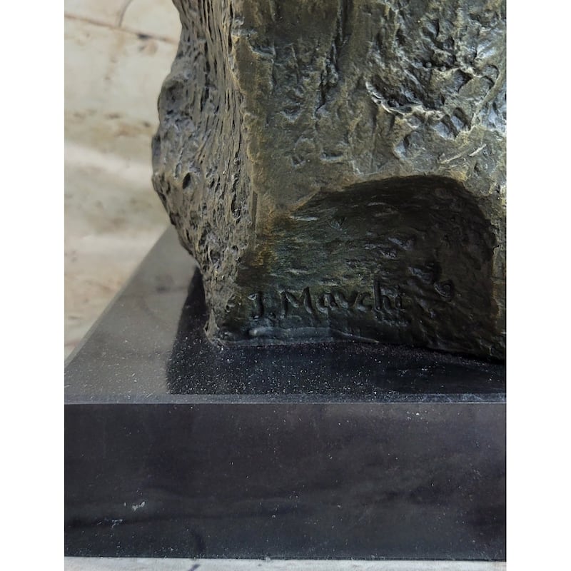 The Kiss By Auguste Rodin Bronze Statue Sculpture Romantic Figure Marble Base 15 Inches X 9 Inches