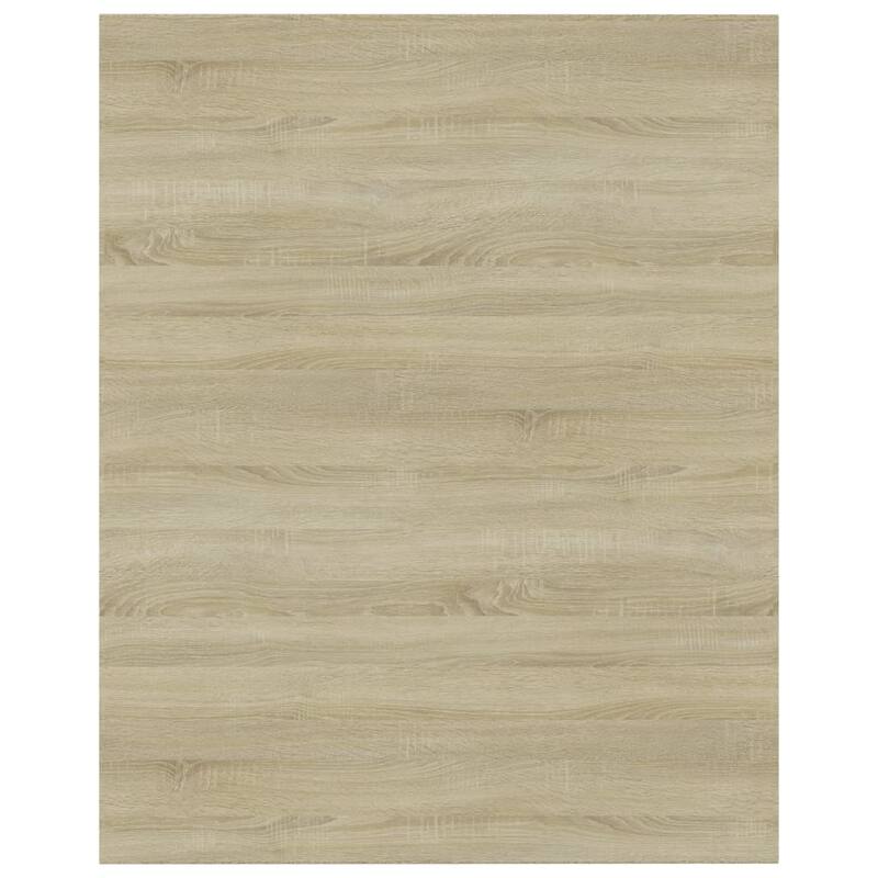 vidaXL Bookshelf Boards 8 pcs Sonoma Oak 15.7"x19.7"x0.6" Chipboard