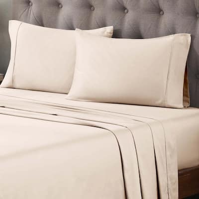 Superior Egyptian Cotton 400 Thread Count Solid Bed Sheet Set