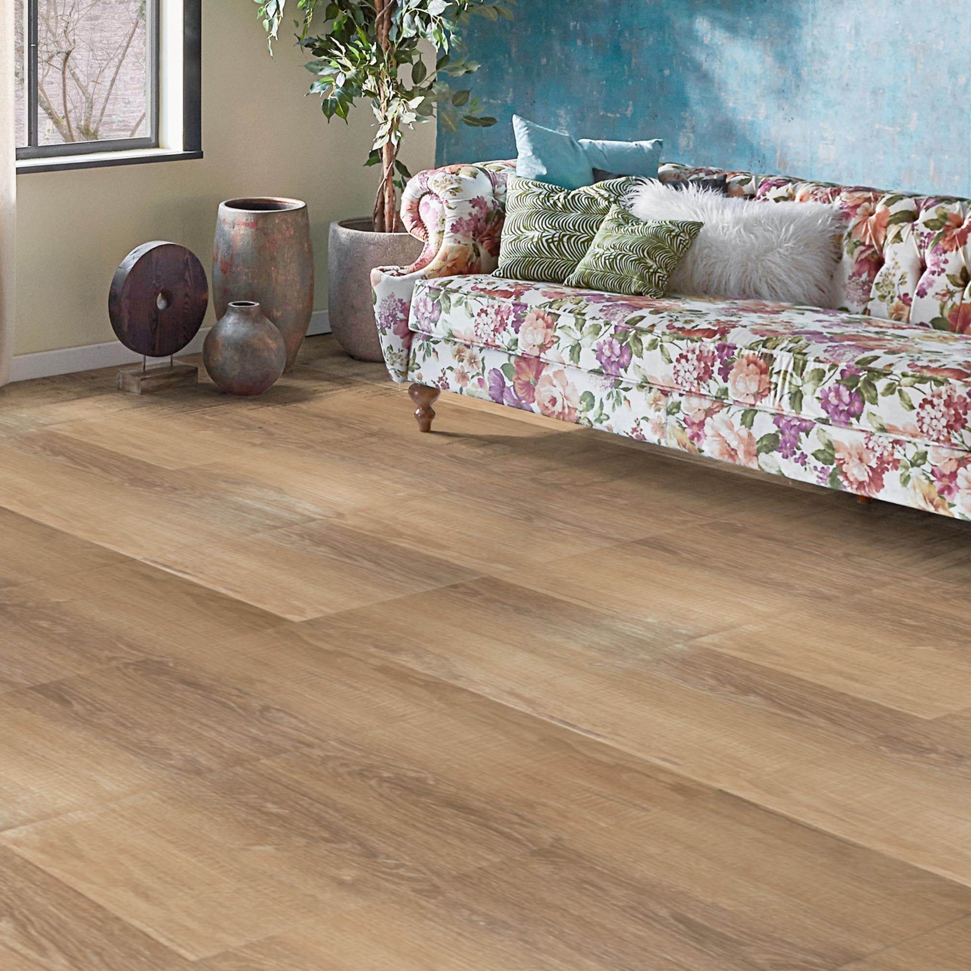 Art3d 12'' X 12'' Wood-Look Peel and Stick Vinyl Floor Tiles,30 pcs,30 sqft