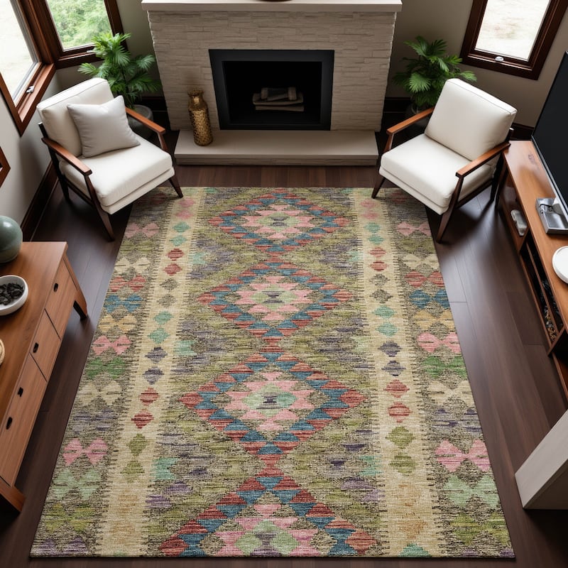 Premium Washable Super Soft Global Boho Mayfield Rug