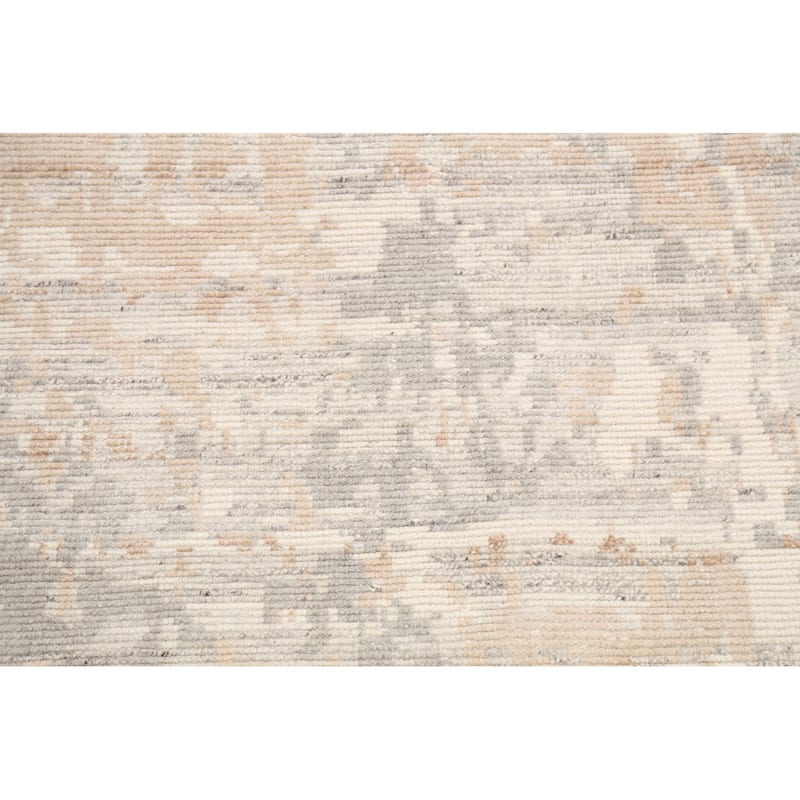 Abstract Modern Moroccan Oriental Area Rug Hand-knotted Wool Carpet - 5'3" x 7'5"