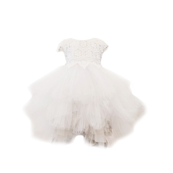 white tulle dress baby girl