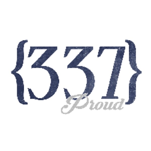 Lafayette Louisiana 337 Area Code Blue Lantern Press Artwork Art Print Multiple Sizes Available 9 X 12 Art Print