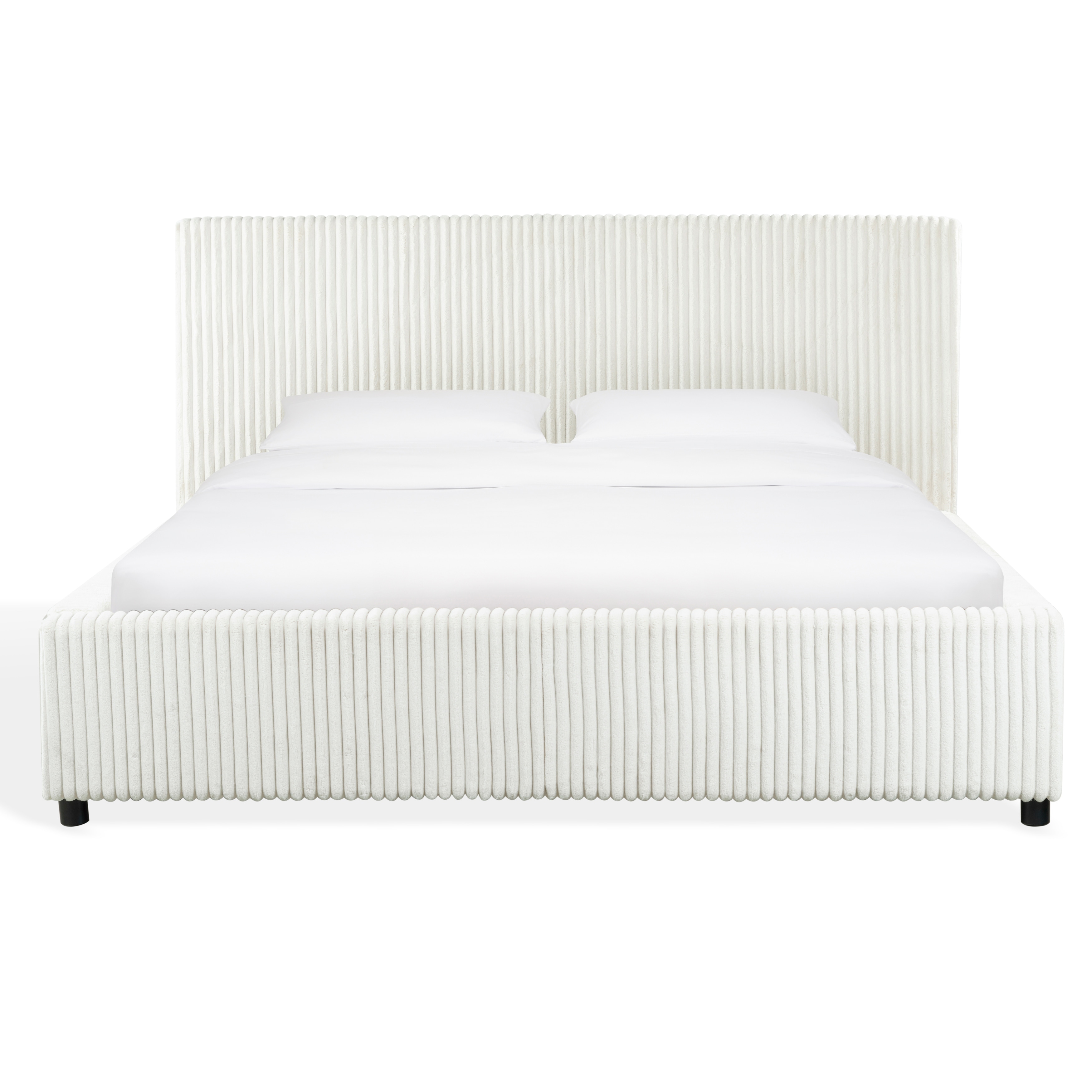 SAFAVIEH Couture Mallika Plush Corduroy Bed