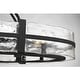 preview thumbnail 5 of 5, Hudson 10-Light Oval Chandelier in Matte Black