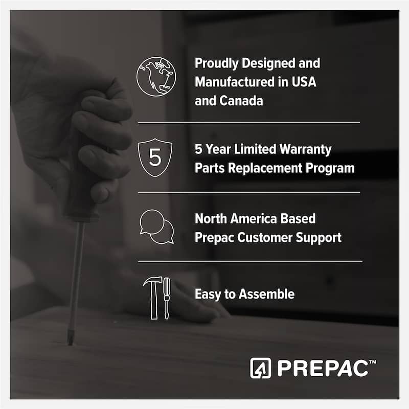 Prepac 30" HangUps Shoe Storage Cabinet - 30" W x 72" H x 16" D