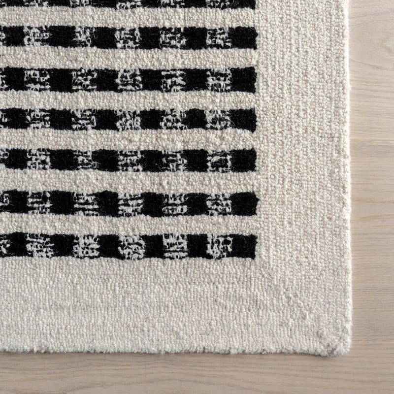 Nuloom Adahlia Checkered Wool Area Rug