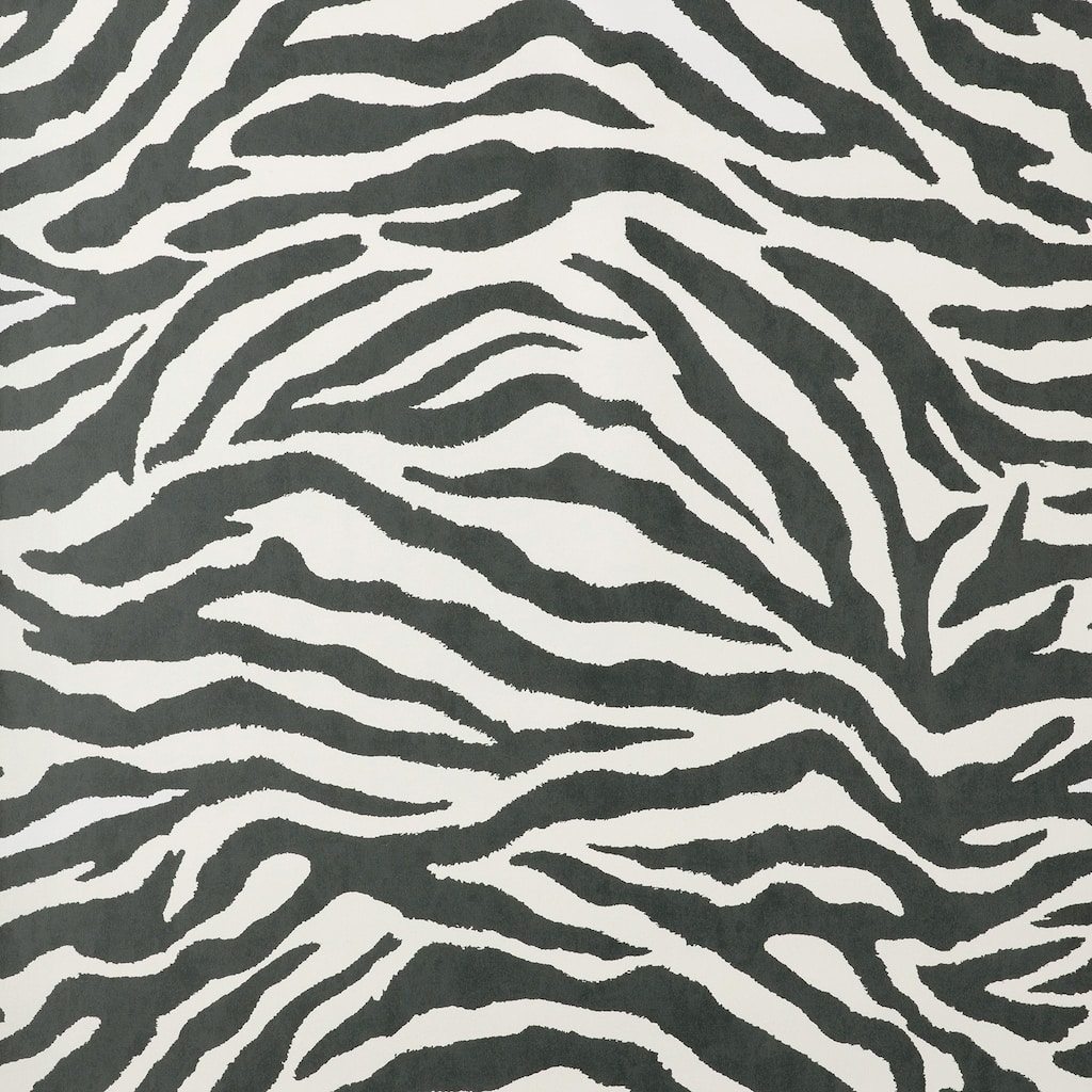 Fine Decor Shoshana Black Modern Zebra Wallpaper