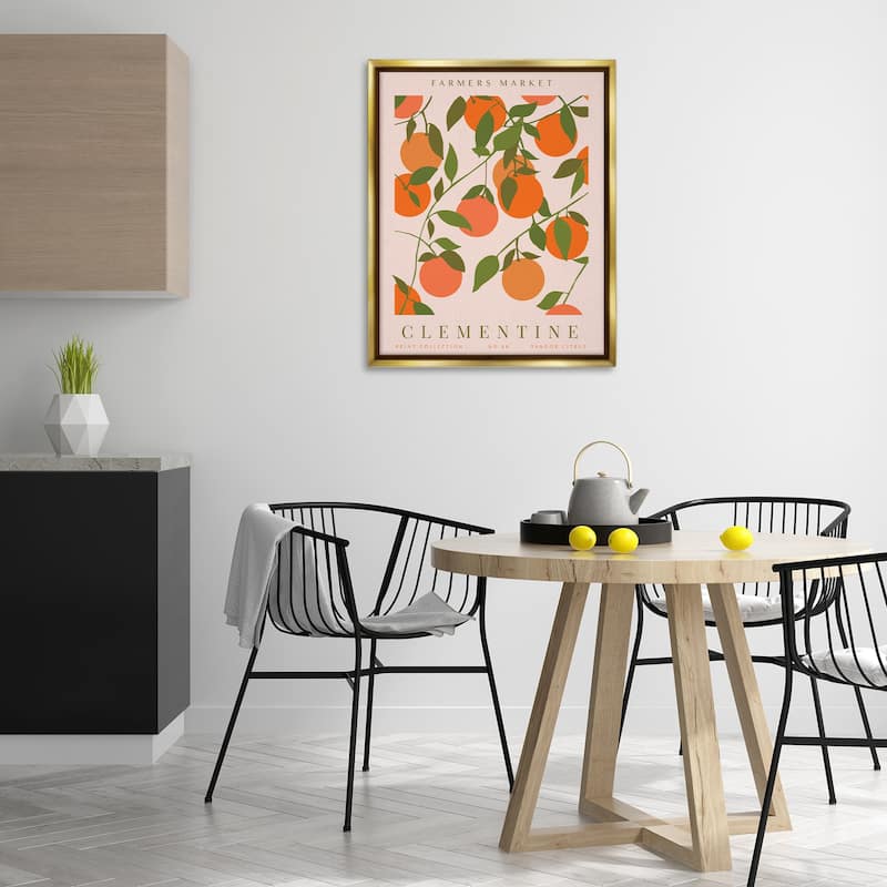Stupell Clementine Gallery Print Framed Floater Canvas Wall Art Design By Kamdon Kreations