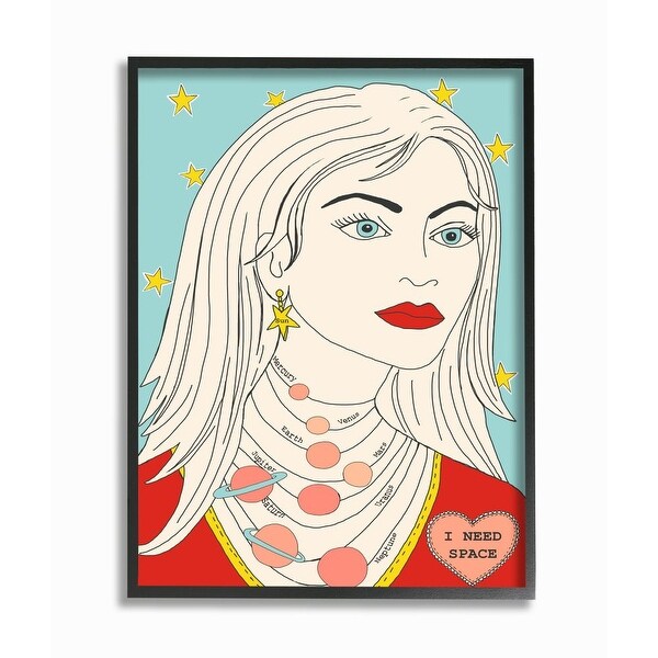 Shop Stupell Industries Women's Fashion Accessory Portrait Space Theme
