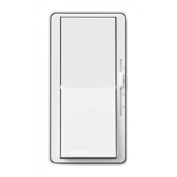 Lutron Dvfsq Lfh Wh Diva Fan And Light Switch Plastic White 1 5 Amps