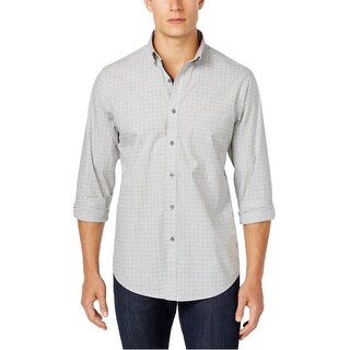 Club Room Mens Wentworth Plaid Ls Button Up Shirt