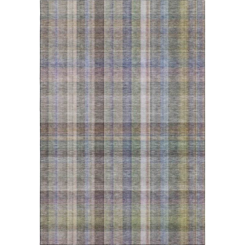 Premium Washable Super Soft Plaid Mayfield Rug