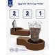 preview thumbnail 42 of 52, WINSOON Set of 2 HIPS Folding Adirondack Chair with Adjustable Backrest and Retractable Ottoman