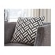 Ayres Black/White Indoor/Outdoor Throw Pillow - Bed Bath & Beyond ...