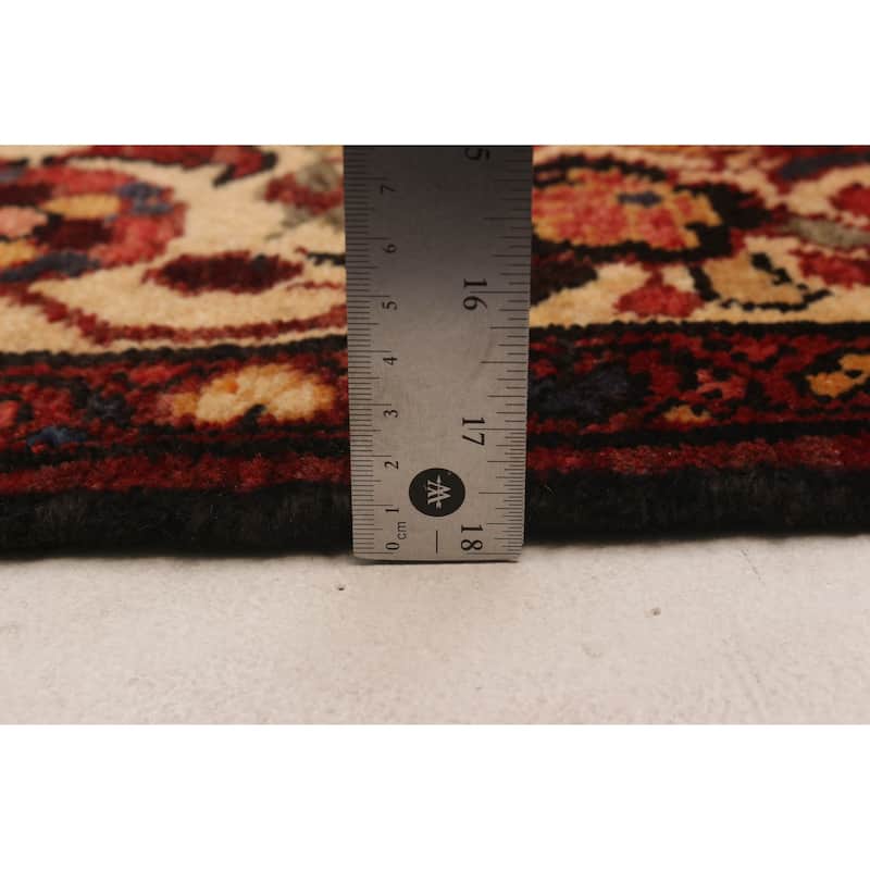 ECARPETGALLERY Hand-knotted Andelz Navy Wool Rug - 5'5 x 11'3