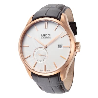 Mido Men's Belluna II 40mm Automatic Watch M0244283603100 - Silver - N/A