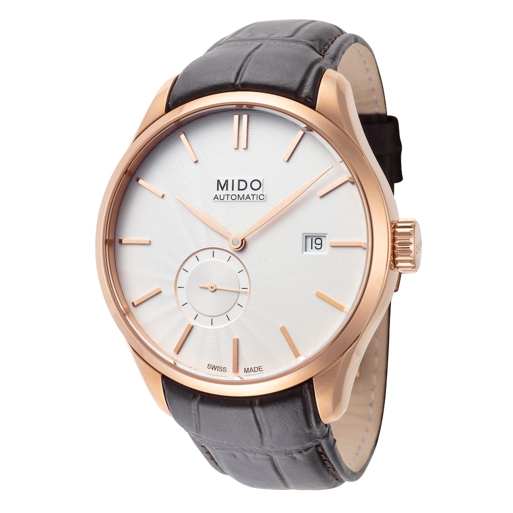 Mido Men's Belluna II 40mm Automatic Watch M0244283603100 - Silver - N/A