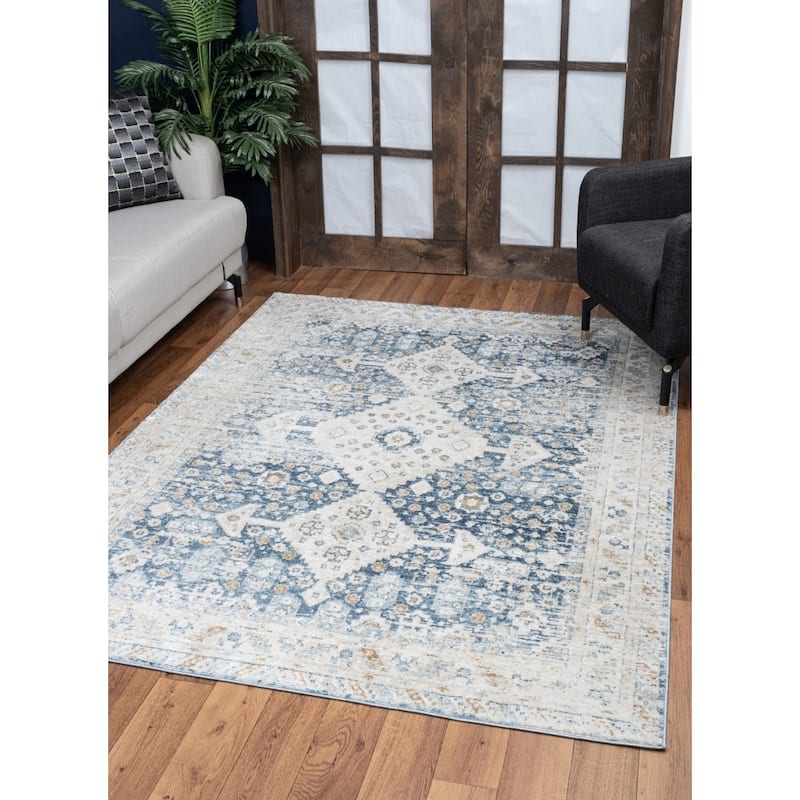 Noble GC_GEN7003 Blue Area Rug