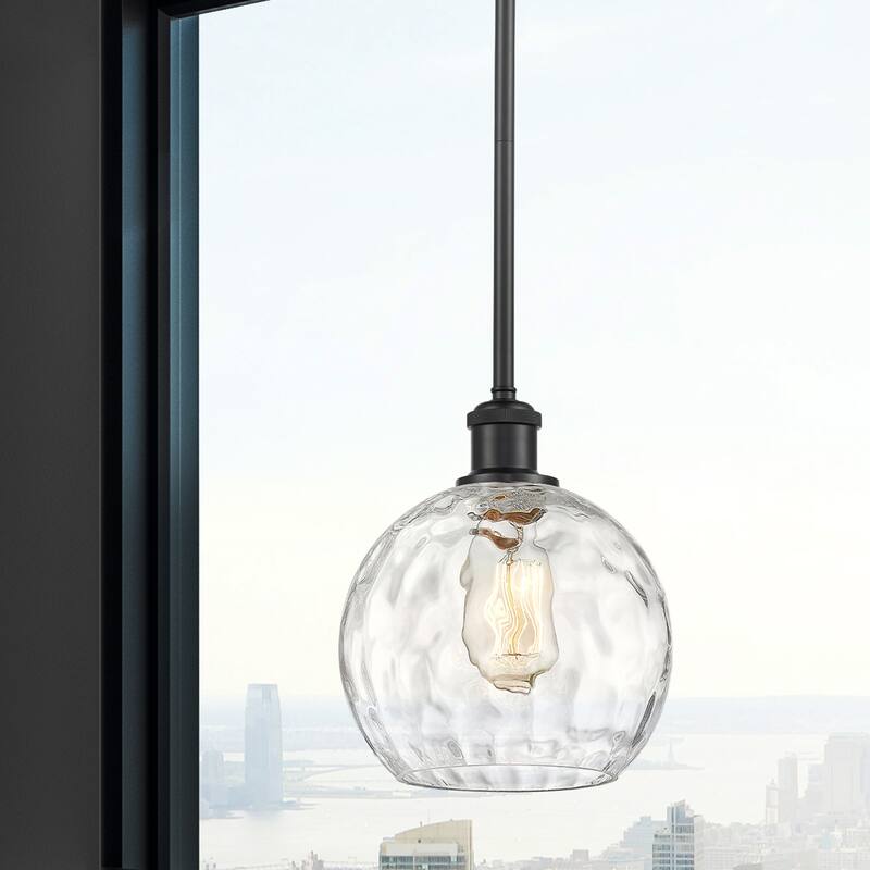 Innovations Lighting Athens Water Glass 1 Light 8" Mini Pendant