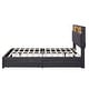 preview thumbnail 13 of 17, Multiple Storage,Full Size Upholstered Platform Bed with Storage Headboard, LED, USB Charging and 2 Drawers