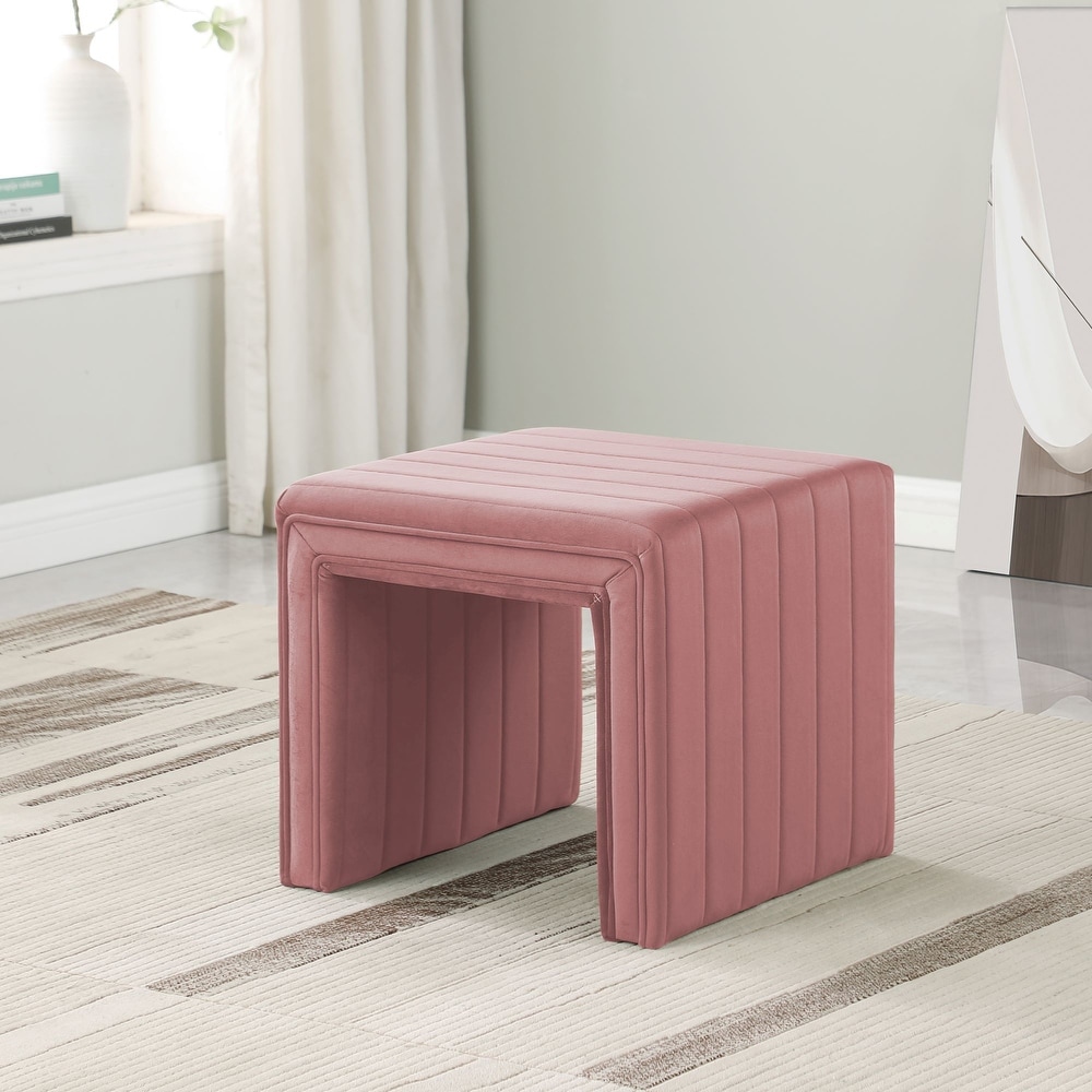 Bed bath and beyond hot sale pink ottoman